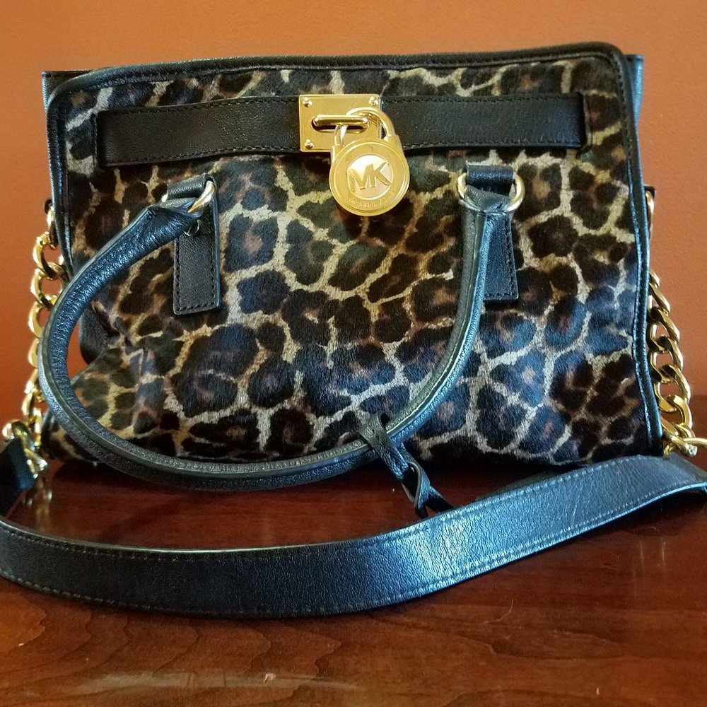 Cheetah print Michael Kors handbag